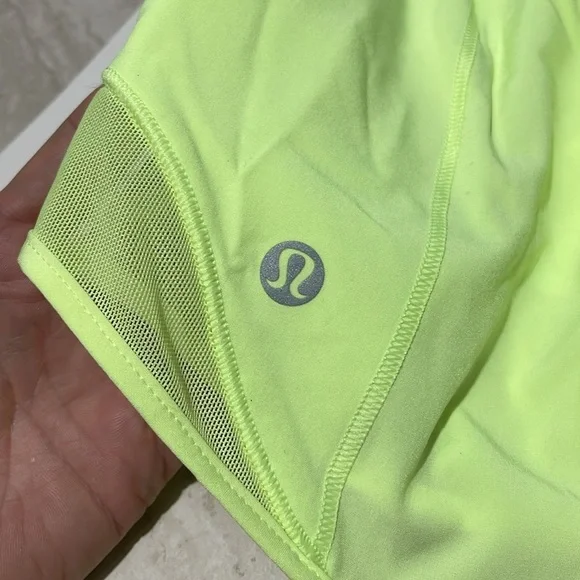 NWT Lululemon Neon Hotty Hot LR Shorts 2.5” *6 - Picture 3 of 5